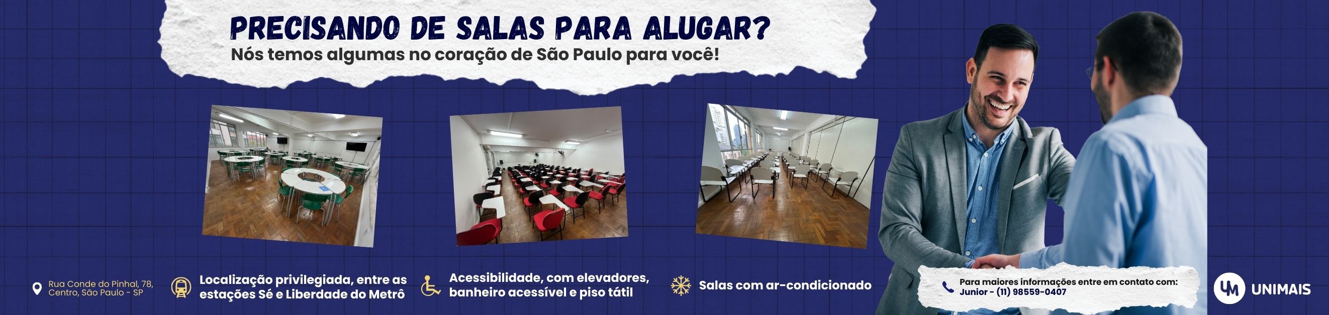 Educamais - Locação dos espaços